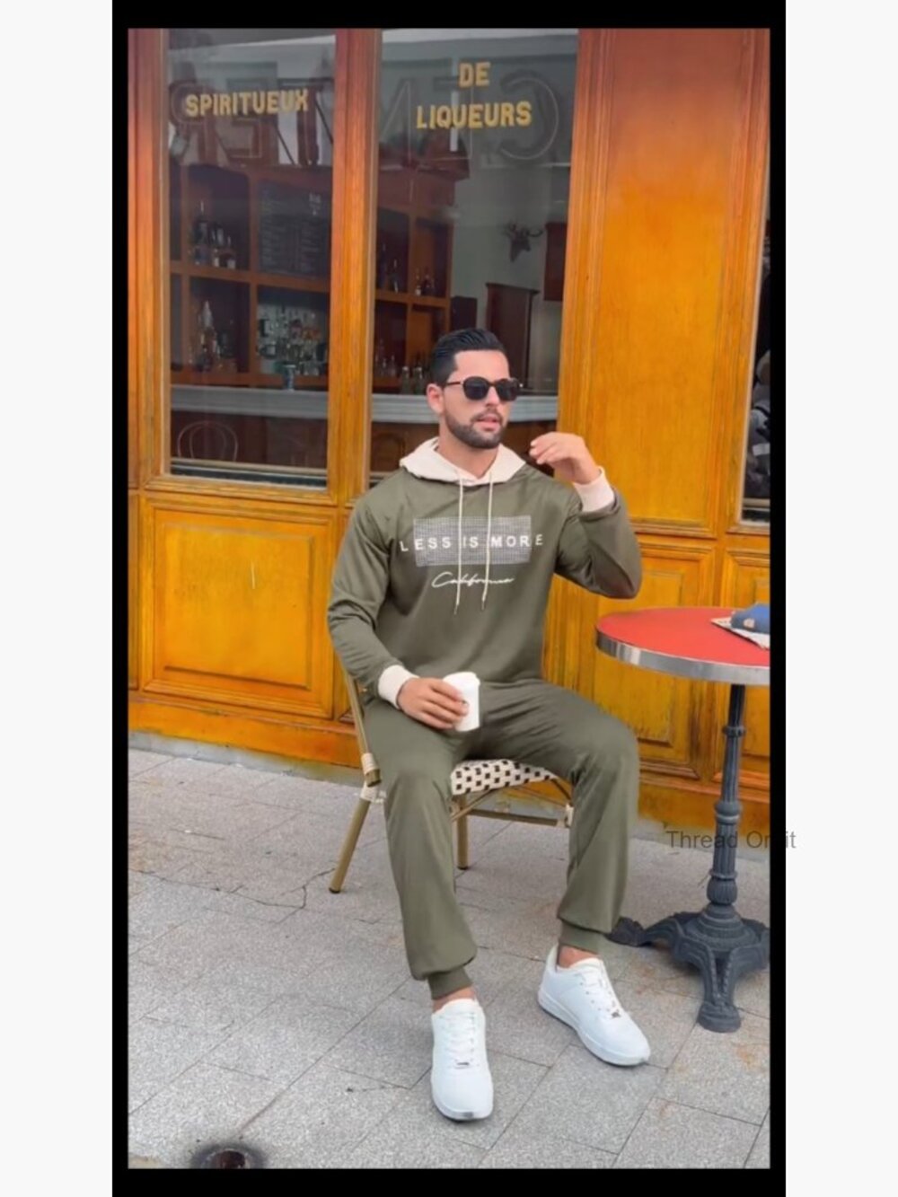 2 Piece Hoodie & Jogger Set Athletic Tracksuit Sweatsuit - Picture 7 of 7